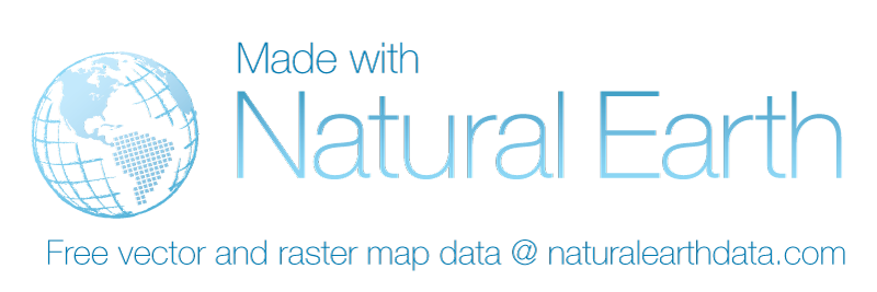 Natural Earth. Free vector and raster map data